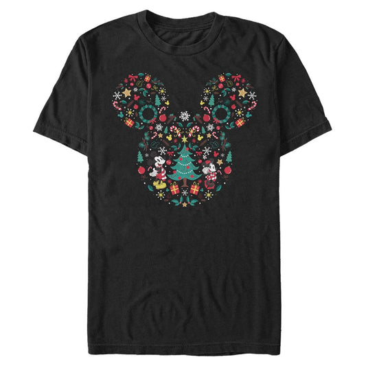 Men's Disney  Christmas Silhouette T-Shirt