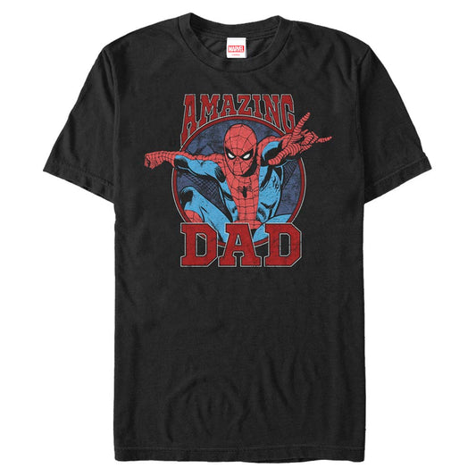 Men's Marvel Father's Day Spider-Man Amazing Dad T-Shirt