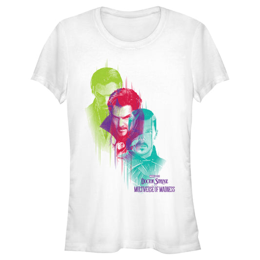 Junior's Marvel Strange Portraits T-Shirt