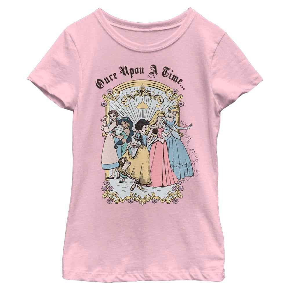 Girl's Disney Vintage Princess Group T-Shirt